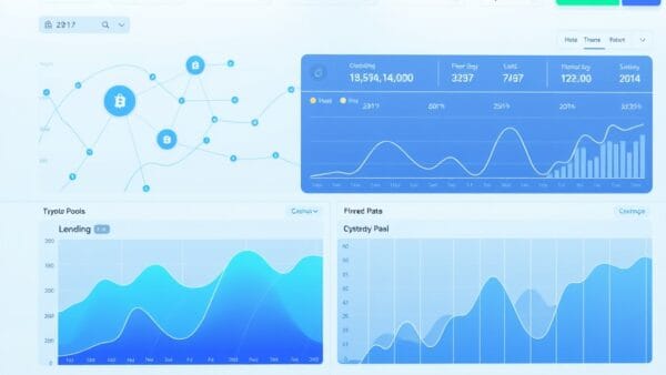 Interface de protocoles DeFi - Aave, Morpho et Compound pour emprunter en crypto