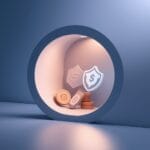 Illustration conceptuelle du débat entre sécurité et immuabilité dans Bitcoin