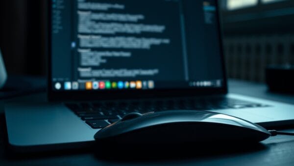 Clavier d'ordinateur portable avec navigateur flou en arrière-plan