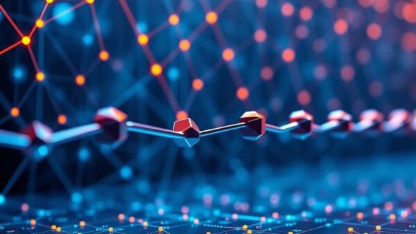 Illustration conceptuelle de la sécurité quantique appliquée aux cryptomonnaies