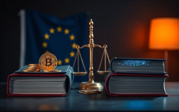 Règlements européens MiCA et AI Act face à face, entre crypto-actifs et intelligence artificielle